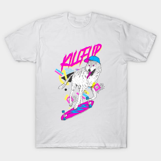 Kickflip T-Shirt by astronaut